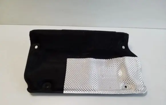 Heat shield in engine bay