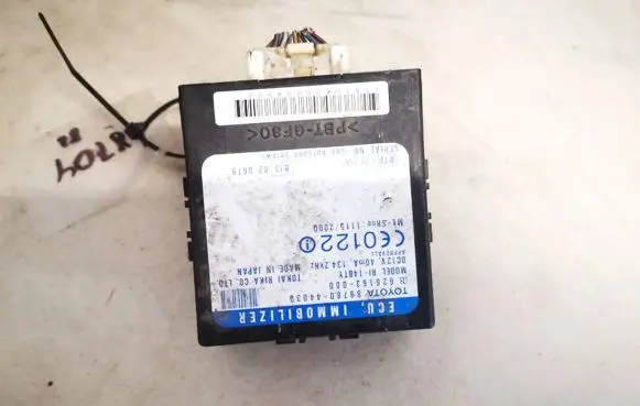 Toyota Avensis Verso Immobilizer control unit/module 8978044030 89780-44030