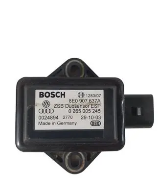 Audi A6 S6 C5 4B ESP acceleration yaw rate sensor 8E0907637A 0265005245 0024894