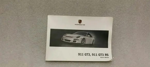 Porsche 911 997 Owners service history hand book 
