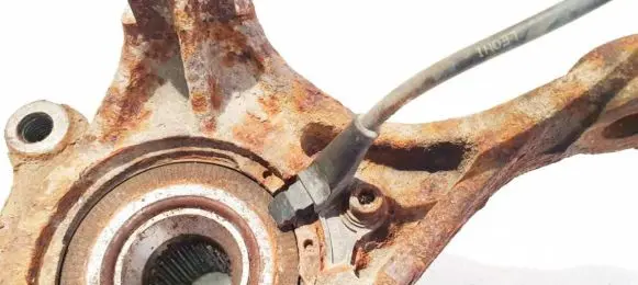 Peugeot 307 ABS brake wheel speed sensor 9644966780