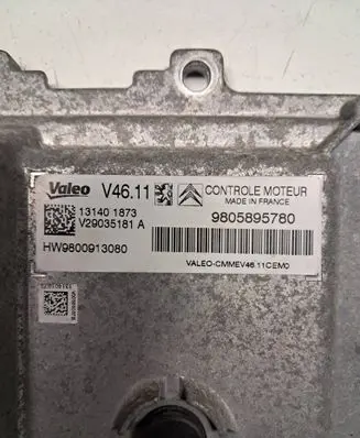 Citroen C3 Engine control unit/module 9805895780 9666952280