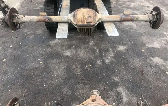 Rear axle beam