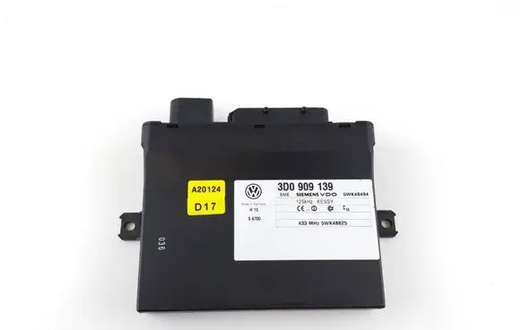 Porsche Cayenne (9PA) Keyless (KESSY) go control unit/module 3D0909139 5WK48825 5WK48494