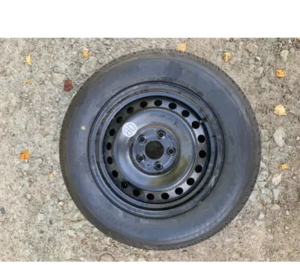 Nissan X-Trail T31 R16 spare wheel 