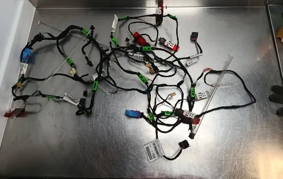 Audi A6 S6 C6 4F Front door wiring loom 4F1971036E 4EB910766F