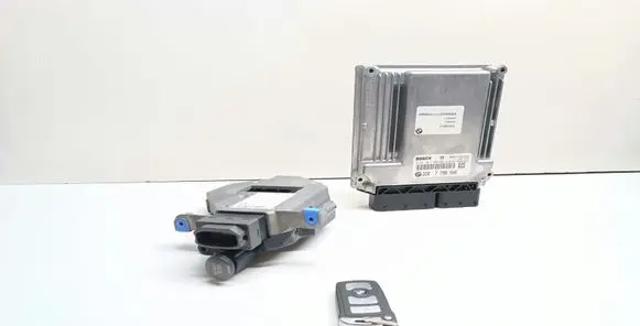 BMW 7 E65 E66 Engine ECU kit and lock set 7798506 0281011885 6972435