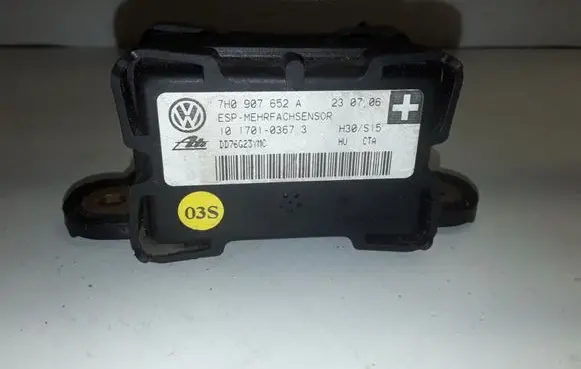 Volkswagen Transporter - Caravelle T5 ESP acceleration yaw rate sensor 7H0907652A 10170103673