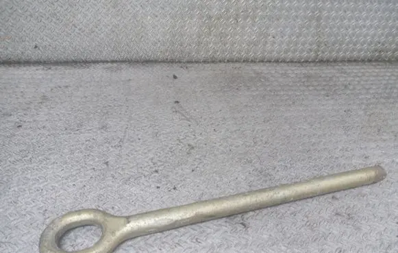 Towing hook eye
