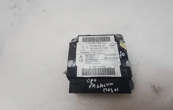 Peugeot 508 II Airbag control unit/module 9836801080 A3C05472100 H025S0822D00