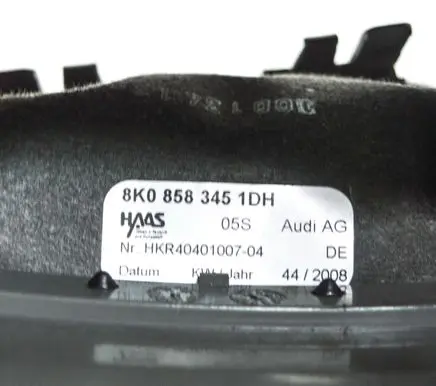 Audi A4 S4 B8 8K Steering wheel column trim 8K0858345