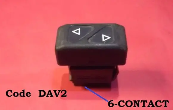 Renault Espace I Electric window control switch DAV2
