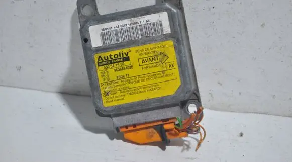 Peugeot 206 Airbag control unit/module 9636894080