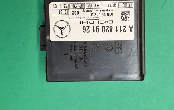 Mercedes-Benz E W211 Alarm control unit/module A2118209126 510080420