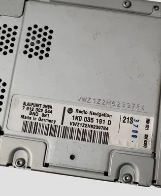 Volkswagen Touran I Radio/CD/DVD/GPS head unit 1K0035191D