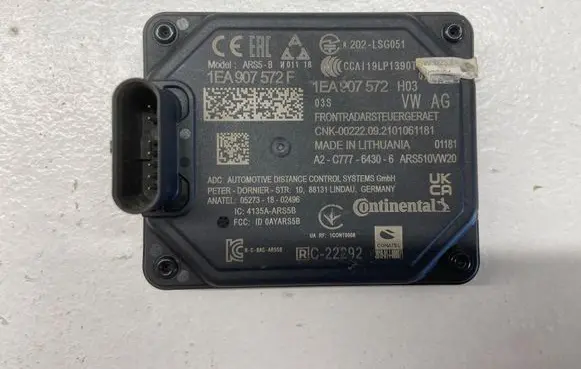 Audi Q4 Sportback e-tron Distronic sensor radar 1EA907572F 1EA907572