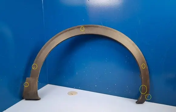 Peugeot 5008 II Front arch trim 9825288877