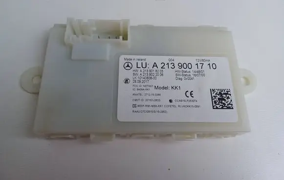 Mercedes-Benz E W213 Keyless (KESSY) go control unit/module A2139001710