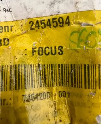 Ford Fiesta Muffler pipe connector clamp 2454594