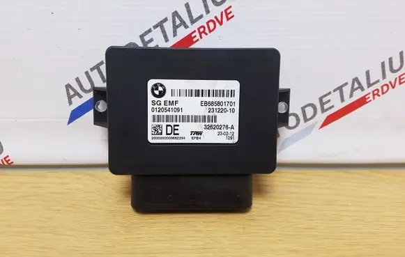 BMW 5 F10 F11 Rear brake EMF control unit/module 6858017 EB685801701