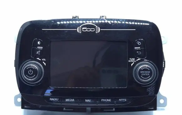 Fiat 500L Radio/CD/DVD/GPS head unit 10R036626 07356248610 A2C99152201