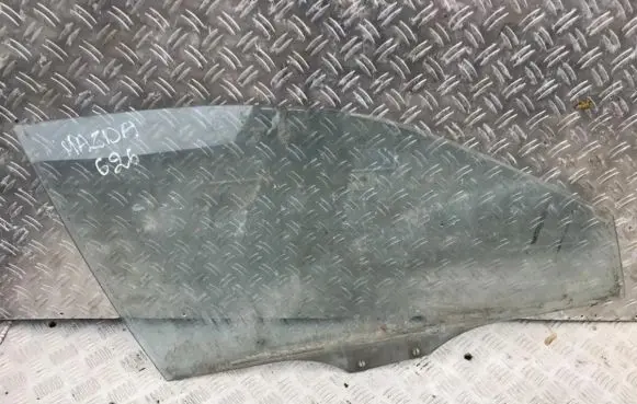 Mazda 626 Front door window glass four-door