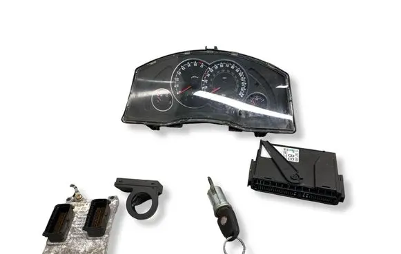 Opel Meriva A Engine ECU kit and lock set 55353613 1039S17954 0261208255