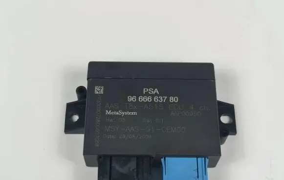 Peugeot 3008 I Parking PDC control unit/module 9666663780