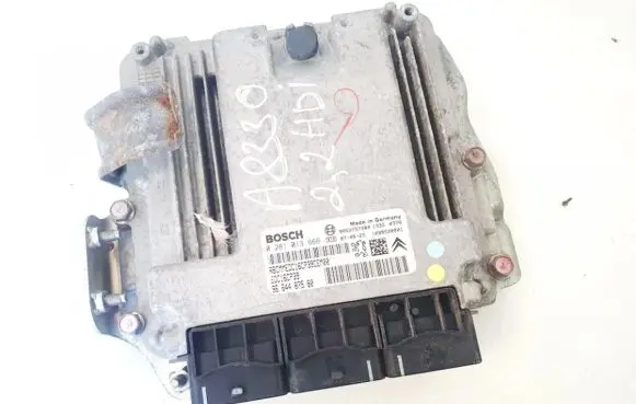 Peugeot 4007 Engine control unit/module 0281013666 9664487580