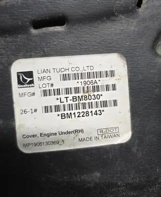 BMW 7 E65 E66 Front bumper corner part panel trim LTBM8030