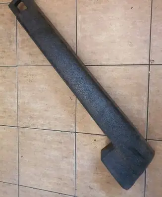 Volkswagen Multivan T4 Rear bumper foam support bar 7D0807695