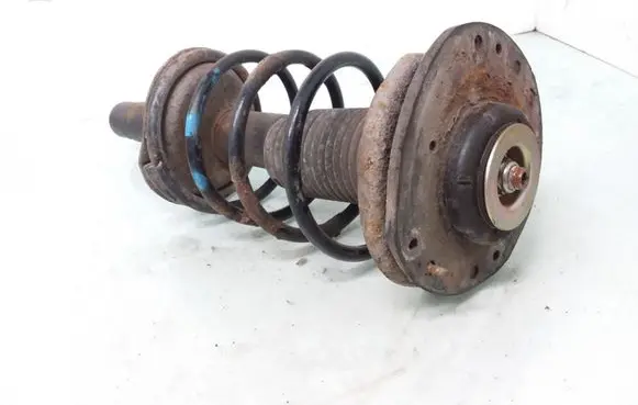 Front shock absorber with coil spring