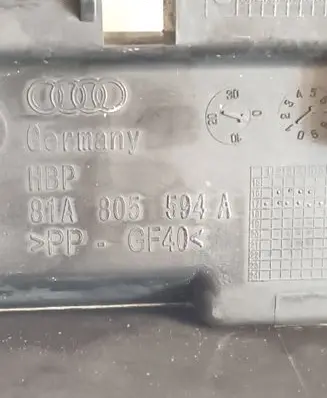 Audi Q2 - Radiator support slam panel 81A805594AAS