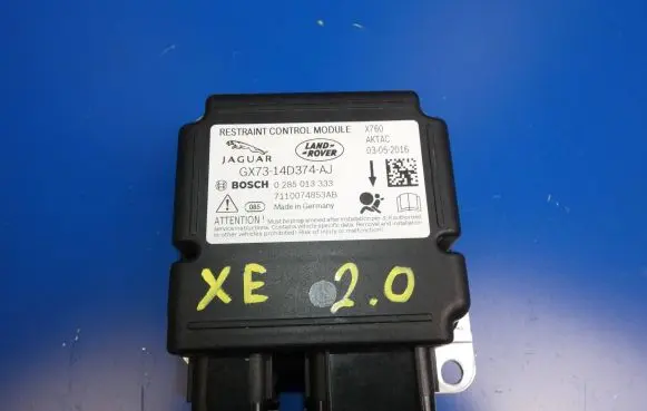Jaguar XE Airbag control unit/module GX73-14D374-AJ 7110074853AB 0285013333