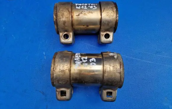 Volkswagen Phaeton Muffler pipe connector clamp 3D0253141A