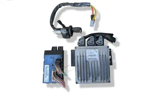 Renault Kangoo I Engine ECU kit and lock set R0410B037C 8200513076