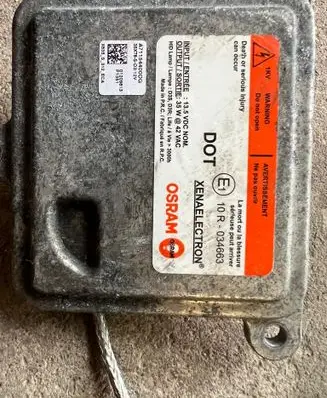 Jaguar XF X260 Headlight ballast module Xenon A71154400DG 10R034663 01209813