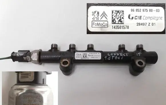 Ford Transit - Tourneo Connect Fuel main line pipe 9685297580