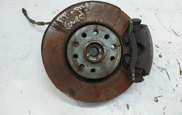 Front wheel hub spindle knuckle