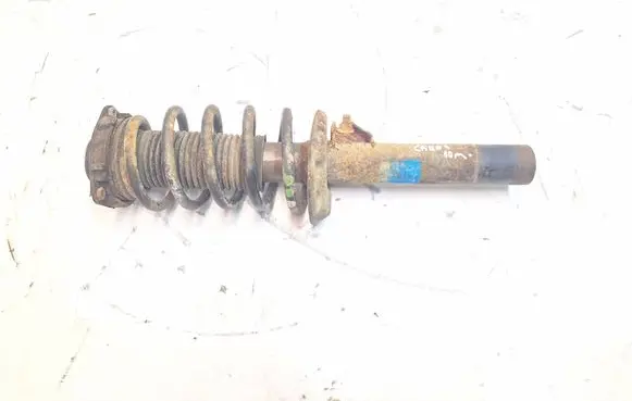 Front shock absorber with coil spring