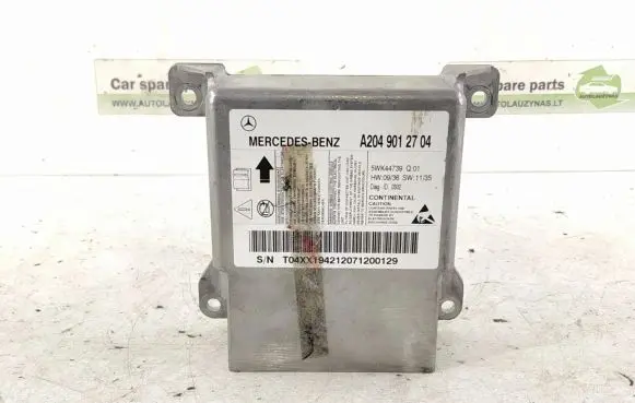 Mercedes-Benz C W204 Airbag control unit/module A2049012704 2049012704