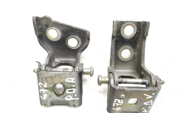 Front door hinge set