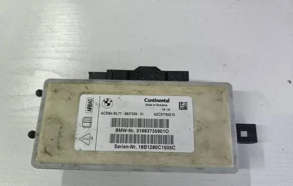 BMW X5 F15 Airbag control unit/module 6837359 A2C37764210 18B1280C1505C