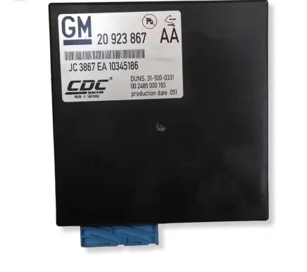 Opel Insignia A Other control units/modules 20923867 3867EA10345 10345186