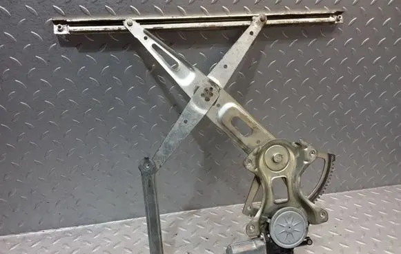 Front door window regulator with motor