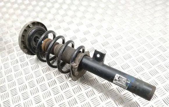 Front shock absorber with coil spring