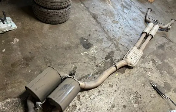 BMW 5 E60 E61 Muffler/silencer 
