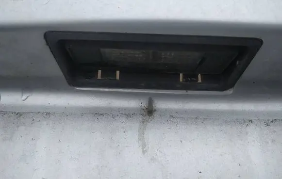 Peugeot 407 Number plate light