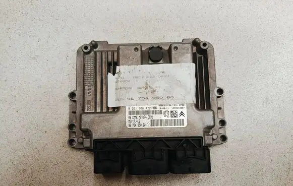 Peugeot 208 I Engine control unit/module 9666319180 9675495080 0261S06472