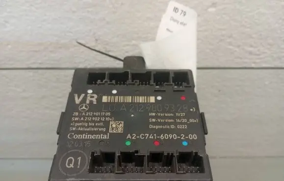 Mercedes-Benz CLS C218 X218 Door control unit/module A2129009328 A2129011705 A2129021210